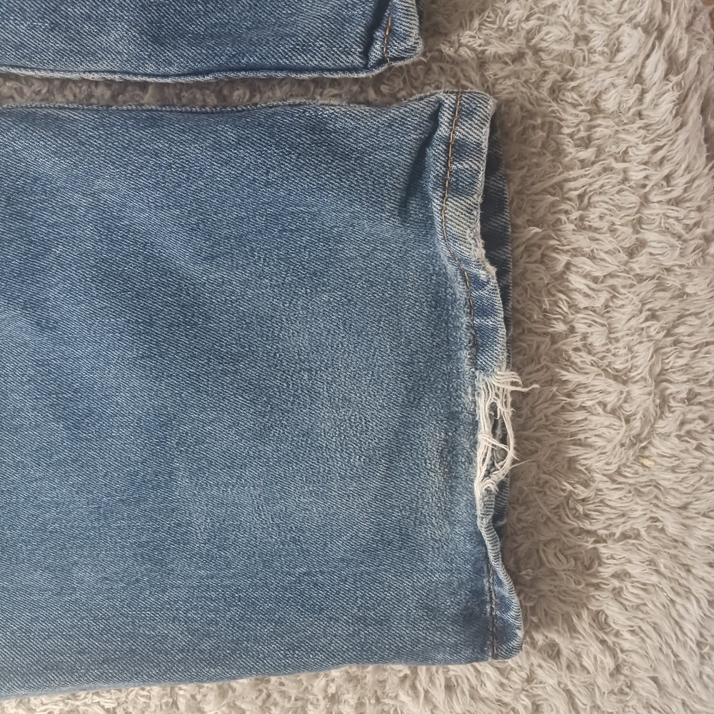 Levi's 550 Relaxed Fit Jeans 48x29 Blue‎ Denim READ Workwear Vintage Wash Look - Picture 6 of 11